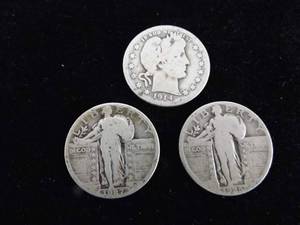 Barber Quarter - Walking Liberty Quarters