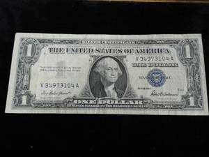 Silver Certificate $1