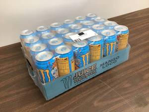 lot 8 image: Case Of 24 Monster Energy Drink-Mango Loco