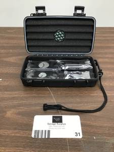 lot 31 image: Mantello Cigar Humidor And Cutters