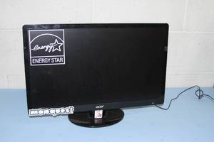 Acer HD 1080p 21.5 Ultra Thin Widescreen LED Monitor & Power Supply