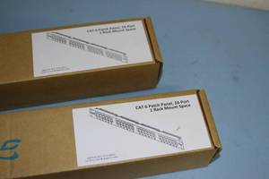 Lot of 2 ICC ICMPP02460 Cat6 CAT 6 24-Port Patch Panels - NEW IN BOX