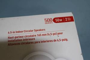 Two PAIRS (4 Speakers) On-Q Legrand 500 Series 6.5 In Ceiling Audio Speakers - White - New