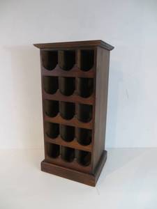 lot 41 image: Pier 1 Wooden Wine Rack