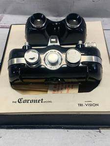 lot 22 image: Very Rare Haneel Coronet Madel Tri Vision Stereo & Viewer Camera