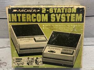 lot 33 image: Archer 2 Way Indoor  Outdoor Intercom System