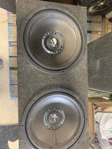 lot 43 image: BMF-1514 Crossfire High End 15 Subwoofers ($499 retail)