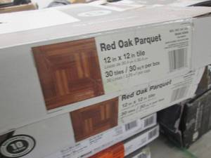lot 15 image: 2 Cases TrafficMaster Red Oak Parqu...