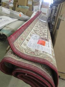 lot 33 image: Bazaar Emy HD2587 RedIvory 5 ft. x...