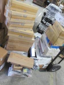 lot 57 image: Large Lot of Assorted Toner Cartrid...