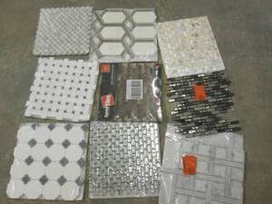 lot 58 image: 9 Sheets of Assorted Decorative Til...