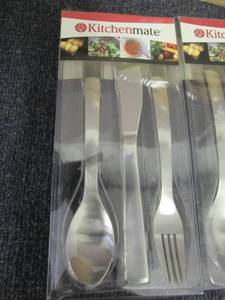 lot 69 image: Case of 6pks 4-3pc Sets Kitchenmate...