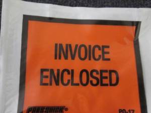 lot 87 image: Shipping Invoice Enclosed Envelop...