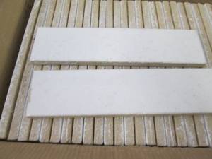 lot 129 image: 3 Cases 2.5x9.5 Glazed Brick Tiles...