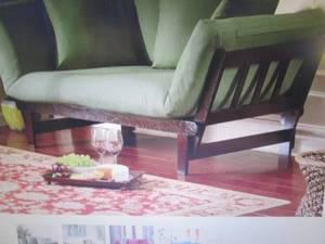 lot 185 image: Lounger Sofa Bed Frame only open bo...