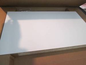 lot 311 image: 4- White 14x24 inch Shelf Boards...