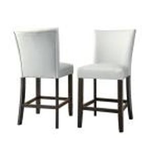lot 321 image: 24 in. Matinee White Counter Chair ...