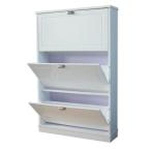 lot 141 image: 46 in. x 30 in. 15-Pair Shoe Storag...