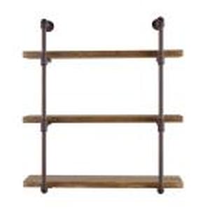 lot 172 image: Urbanne Industrial Aged 3-Tiered Wo...