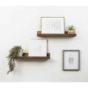 lot 174 image: Rustic Luxe 7 in. x 24 in. Dark Wal...