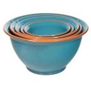 lot 217 image: Terracotta Mixing Bowls (Set of 5) ...