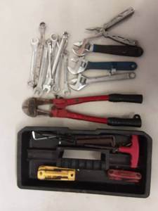 lot 14 image: 14 Bolt Cutters & Assorted Hand Tools