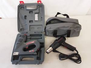 lot 23 image: Milwaukee Heat Gun & Arrow Electric Stapler