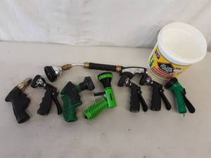 lot 27 image: Lot Of Hose Attachments