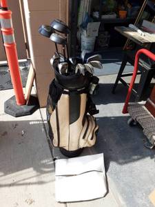 lot 48 image: Golf Clubs & Bag