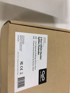 lot 20 image: New In Box&nbspC2G 29550 2-PORT UXGA MONITOR SPLITTEREXTENDER (MALE INPUT)