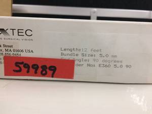 lot 13 image: Luxtec 12 Foot Fiber Optic Light Cable - Appears New In Box