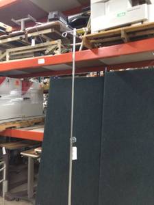 lot 34 image: TELESCOPING&nbspIV Pole with Quad Ram Hook and 5-Leg Base - MANY USES FOR THIS FINE QUALITY MEDICAL ITEM