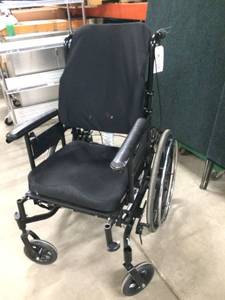 lot 41 image: MSRP $2500 Invacare Solara 3G Tilt Manual Wheelchair - Some Wear & Tear To Upholstery & Arms - See Pictures
