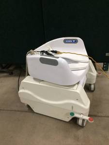 lot 51 image: WOW $3200&nbspOnCare LiftSeat Mobile Powered Over The Toilet Lift With Hand Remote - Great Working Condition Plastic Toilet Bowl Can Be Purchased Online If Wanting To Use Without A Stationary Toilet