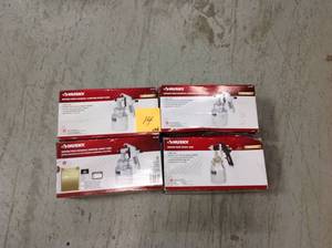 lot 14 image: Lot of 4 Husky Siphon Feed General Purpose Spray Gun  USED in good condition