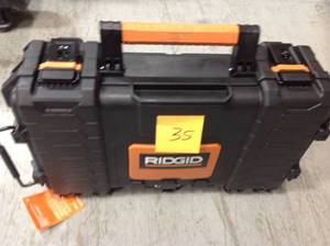 lot 35 image: RIDGID 22 in. Pro Organizer, Black in good condition