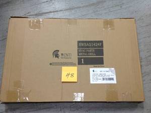 lot 48 image: VENTI SWSAG1424F 14 x 24 Return Air Filter Steel Grille White &nbspin good condition