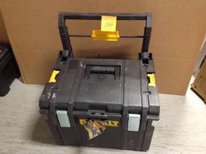 lot 54 image: ToughSystem DS450 22 in. 17 Gal. Mobile Tool Box &nbspin good condition