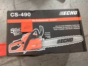 Echo 20 in. 50.2 cc Gas 2-Stroke Cycle Chainsaw in good condition