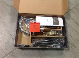 Glacier Bay Mandouri 4 in. Centerset 2-Handle LED High-Arc Bathroom Faucet in Brushed Nickel&nbsp&nbspin good condition