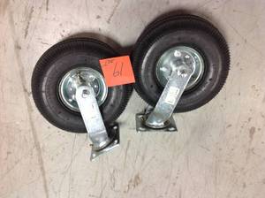 Shepherd 10 in. Pneumatic Swivel Caster with 350 lb. Load Rating in good condition