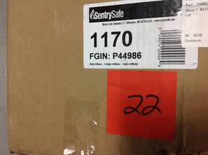 SentrySafe 0.61 cu. ft. Fire Safe, Fire Resistant File Safe in good condition
