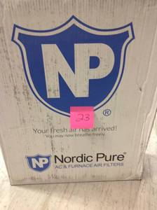 Nordic Pure 10 in. x 24 in. x 1 in. Supreme Allergen Pleated MERV 14 - FPR 10 Air Filter (6-Pack) in good conditions
