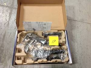 lot 17 image: Rubicon Single Hole Single-Handle Bathroom Faucet in Vibrant Brushed Nickel in good conditions