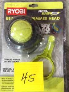 lot 45 image: Ryobi Reel Easy Trimmer Head with Speed Winder new