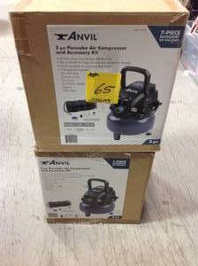 lot 65 image: ANVIL 2G Pancake Air Compressor costumer returns 
