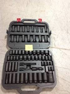 lot 82 image: Husky 12 in. Drive SAEMetric Impact Socket Set (64-Piece) in good conditions
