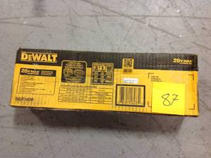 lot 87 image: DEWALT 20-Volt MAX Lithium-Ion Cordless Reciprocating Saw (Tool-Only) in working coinditions