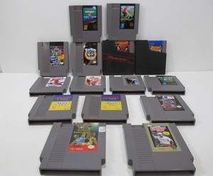 lot 125 image: Lot of Nintendo NES Video Games