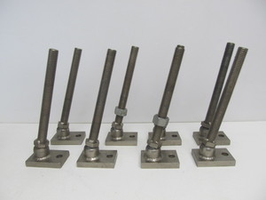 lot 91 image: Set of 8 Heavy Duty Steel VLIER Leveling Feet